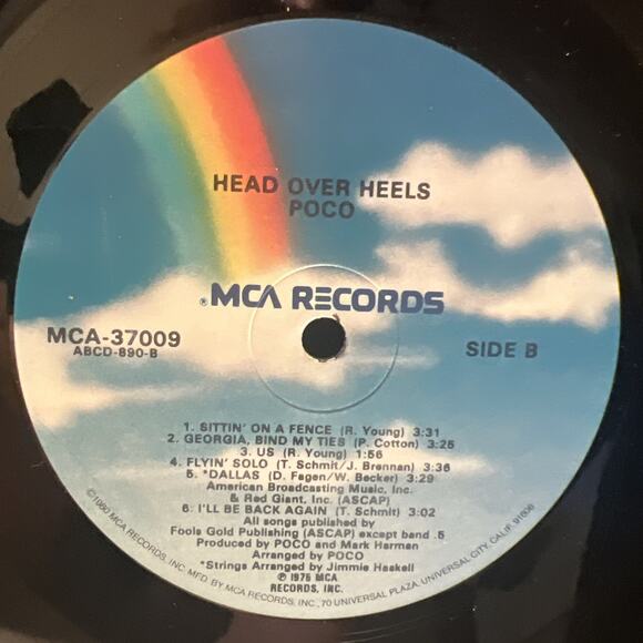POCO - Head Over Heels (ABC) - 12" Vinyl Record LP - VG++ ULTRASONIC CLEAN! - Picture 6 of 8